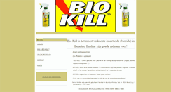 Desktop Screenshot of biokill.be